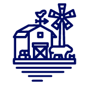 Farm fence near me icon