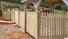 colonial Gothic picket fence