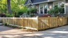 front yard wood picket fence panels