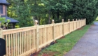 ornamental wood picket fence panels